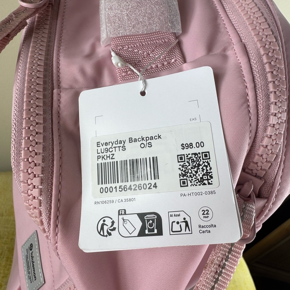Lululemon Everyday Backpack. NWT - Picture 9 of 9